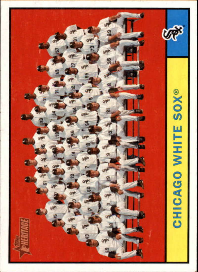 2010 Topps Heritage #7 Chicago White Sox White Sox