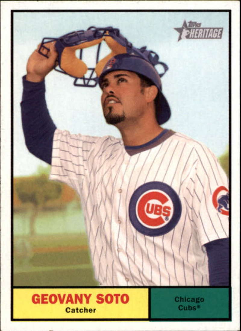 2010 Topps Heritage #12 Geovany Soto Cubs