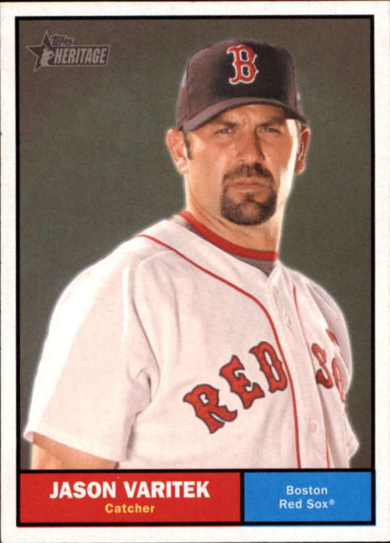 2010 Topps Heritage #53 Jason Varitek Red Sox
