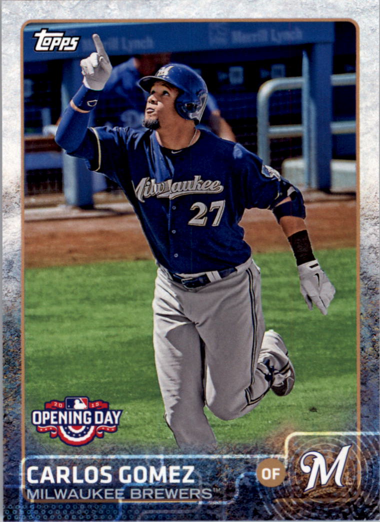 2015 Topps Opening Day #195 Carlos Gomez