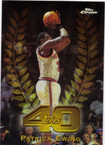 1997-98 Topps Chrome Topps 40 Refractors #T2 Patrick Ewing NBA Basketball Trading Card