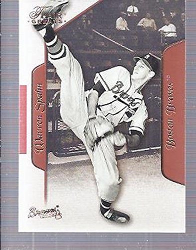 2003 Flair Greats #51 Warren Spahn MLB Baseball Trading Card