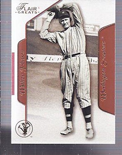 2003 Flair Greats #75 Walter Johnson MLB Baseball Trading Card