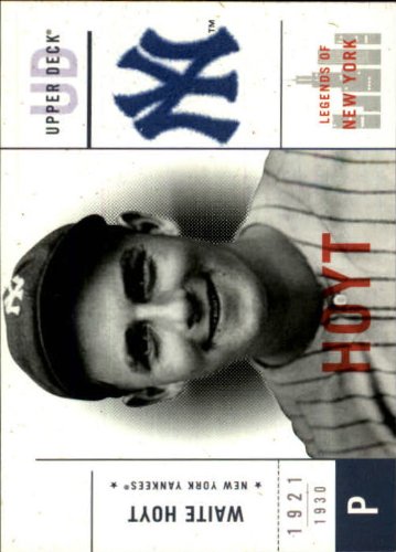 2001 Upper Deck Legends of NY #121 Waite Hoyt MLB Baseball Trading Card