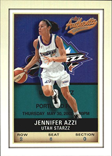 2002 Fleer Authentix WNBA #74 Jennifer Azzi WNBA Basketball Trading Card