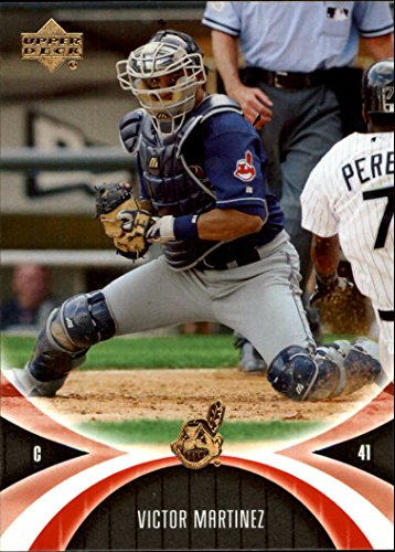 2005 UD Mini Jersey Collection #24 Victor Martinez MLB Baseball Trading Card