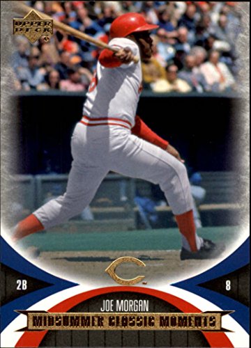 2005 UD Mini Jersey Collection #91 Joe Morgan MCM MLB Baseball Trading Card