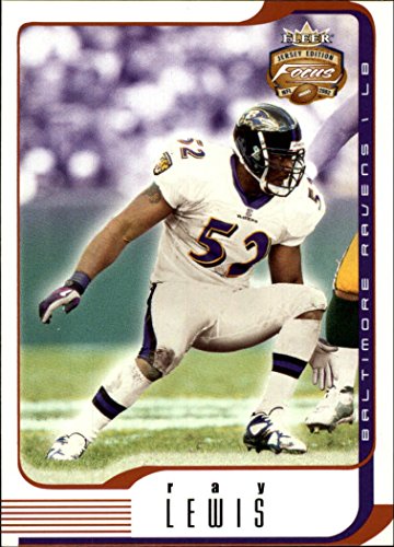2002 Fleer Focus JE #69 Ray Lewis NFL Football Trading Card