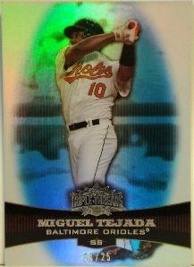 2006 Topps Triple Threads Sapphire #33 Miguel Tejada /25 MLB Baseball Trading Card