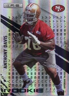 2010 Rookies and Stars Longevity Parallel Silver Holofoil #171 Anthony Davis /99 NFL Football Trading Card